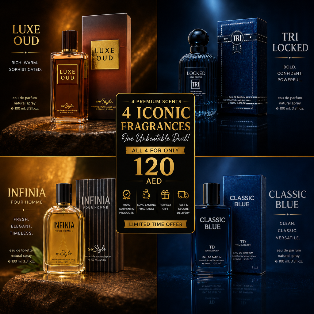 Premium Scents Bundle – 4 Perfumes at One Amazing Price